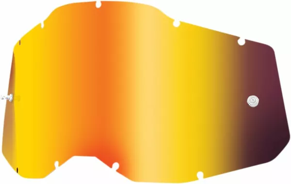 100% rode spiegel lens voor racecraft 2/accuri 2/strata 2 jeugdbril