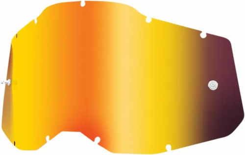 100% rode spiegel lens voor racecraft 2/accuri 2/strata 2