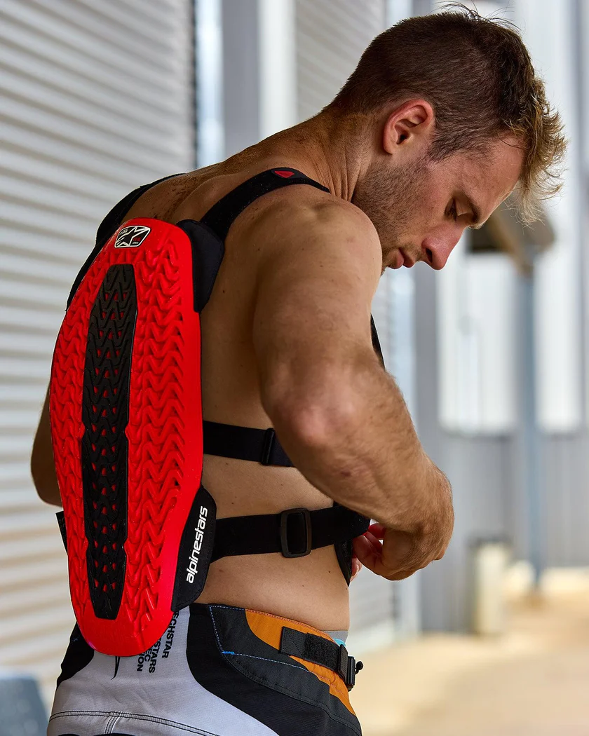Alpinestars A-5 Plasma Bodyprotector Zwart / Rood maat M/L