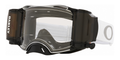 Oakley Airbrake heldere lens mat Wit Tuff Blocks MX crossbril met Roll Off