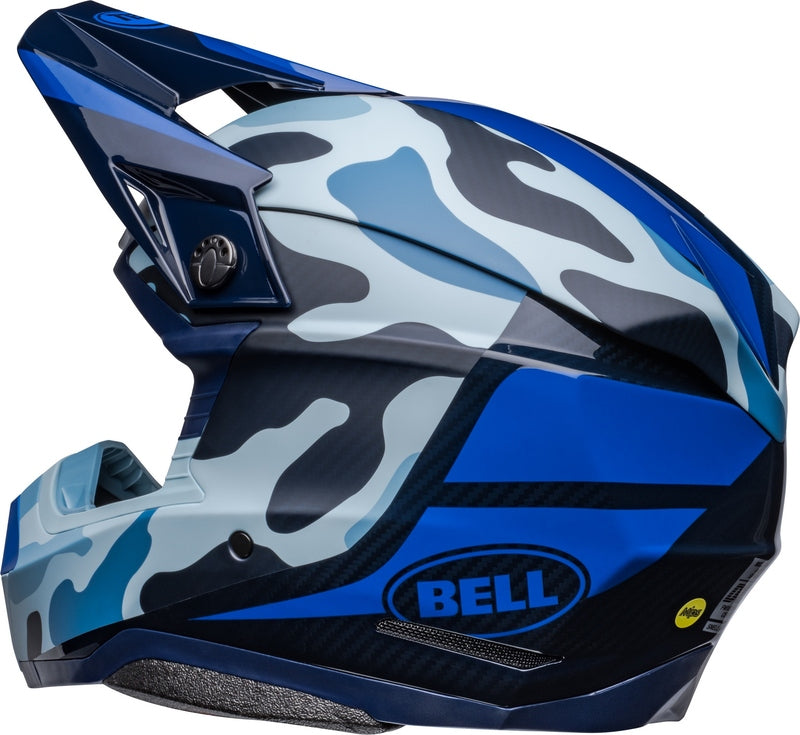 BELL Moto-10 Mips Spherical Helm Ferrandis Donker Blauw / Zwart / Licht blauw 2023 collectie ( limited edition ) ( Maat L )