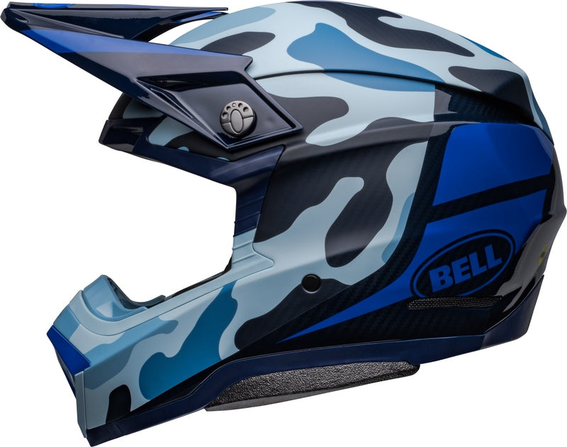 BELL Moto-10 Mips Spherical Helm Ferrandis Donker Blauw / Zwart / Licht blauw 2023 collectie ( limited edition ) ( Maat L )