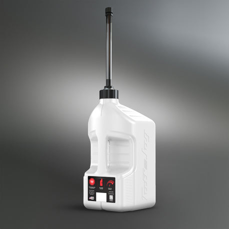 Tuff Jug brandstoftank wit standard cap en automatische stop tuit 20 liter ( GEN 3 )