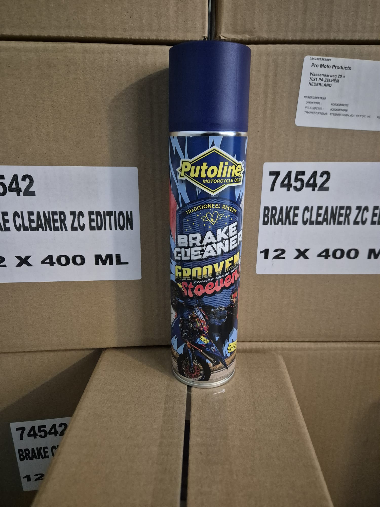 Putoline Zwarte Cross 2025 Editie Grooven & Stoeven Limited Edition remreiniger 400 ML