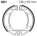EBC Brake Shoe Water Grooved Series Maico ( remschoenen voorkant )