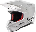 Alpinestars MX crosshelm Supertech M5 ( SM5 ) Solid Wit Maat M