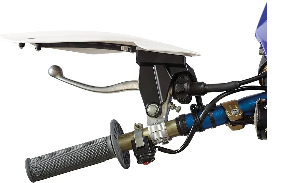 Polisport MX Flow Handkappen Wit / Zwart Honda CRF 250R 2009-2023 & CRF 450R 2009-2023
