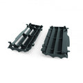 Polisport radiator lammellen plastic Zwart Honda CRF 450R 13-14
