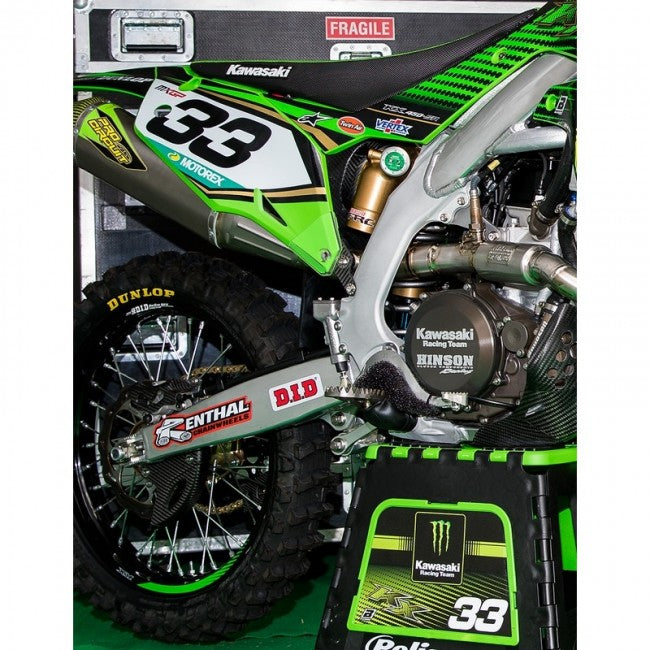 Polisport sticker beschermers transparant zijnummerborden Kawasaki KX 450F 2019-2023 & KX 250F 2021-2024