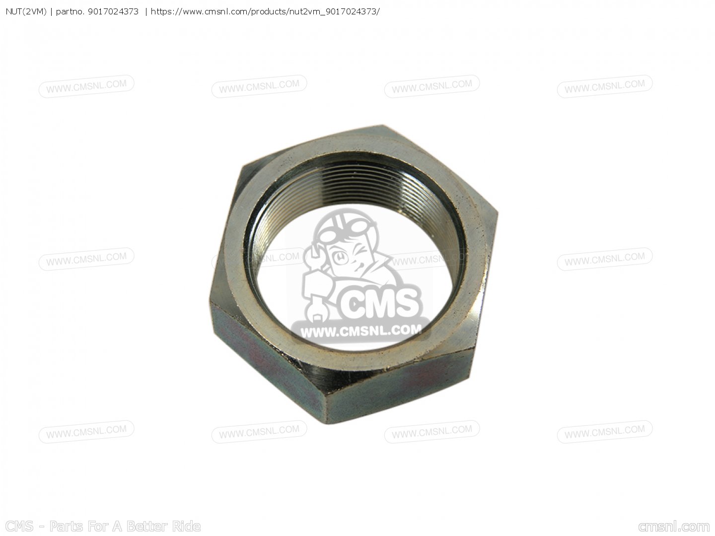 Yamaha OEM balhoofdmoer Yamaha YZ 125/250 1995-2003 & WR 426F 2001-2002