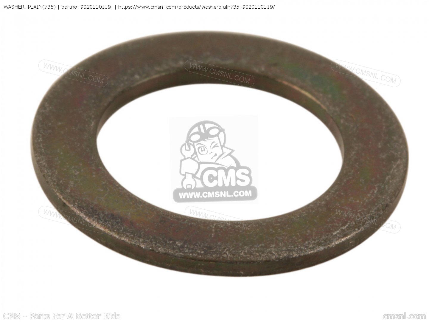 Yamaha OEM WASHER, PLAIN(735)