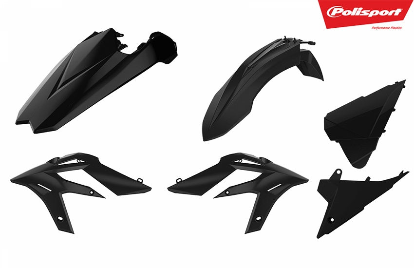 Polisport plastic kit Zwart Beta Xtrainer 300 2T 15-20 & Xtrainer 250 2T 2020