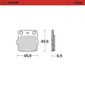 Moto Master Sintered Metal Achter remblokken SinterPro 091011