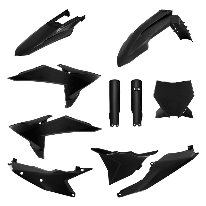 Polisport plastic kit volledig Zwart KTM SX/SX-F 125/250/300/350/450 2023- ( model 2025 )