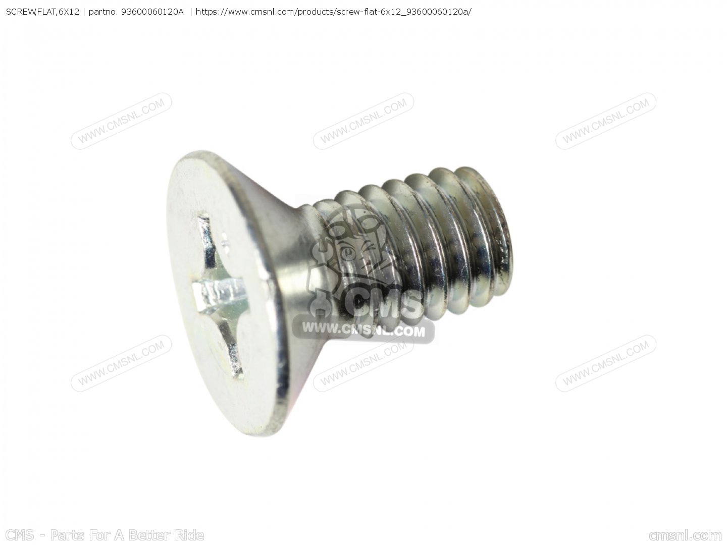 Honda OEM TUBE SCREW , FLAT, 6X12