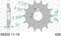 AFAM voortandwiel KTM SX 85 03-17 & SX 105 04-06 & Husqvarna TC 85 14-17 & Beta RR 50 Enduro 99-01