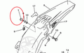 Yamaha OEM BOLT, SMALL FLANGE