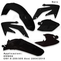 X-Fun plastic kit Zwart Honda CRF 250X 2004-2017
