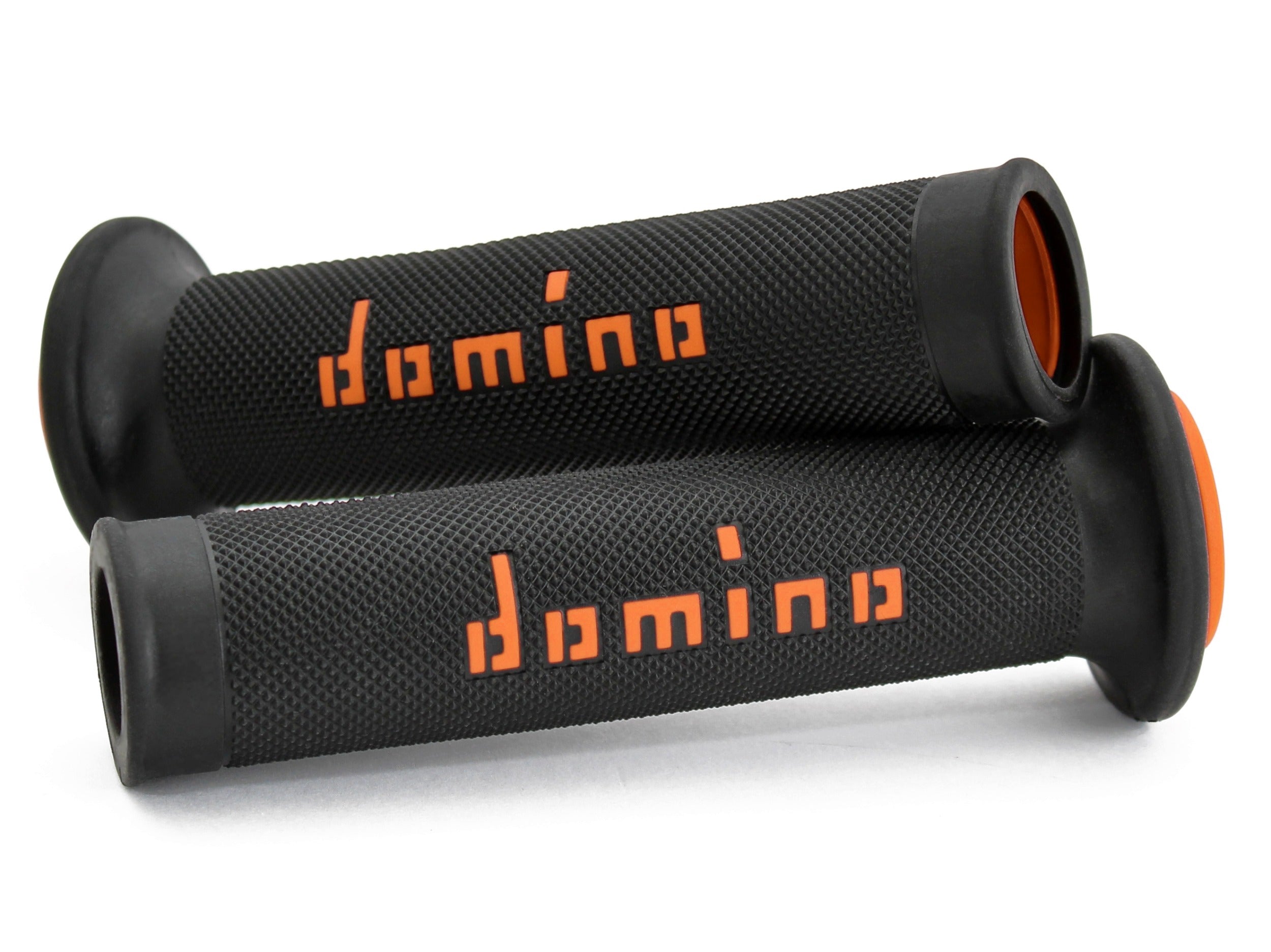 Domino wegmotor A010 handvaten Zwart / Oranje