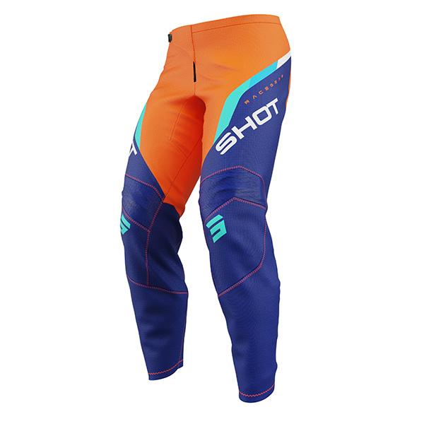 Shot MX Cross Broek Kinderen Draw Daytona Oranje 2026 Collectie