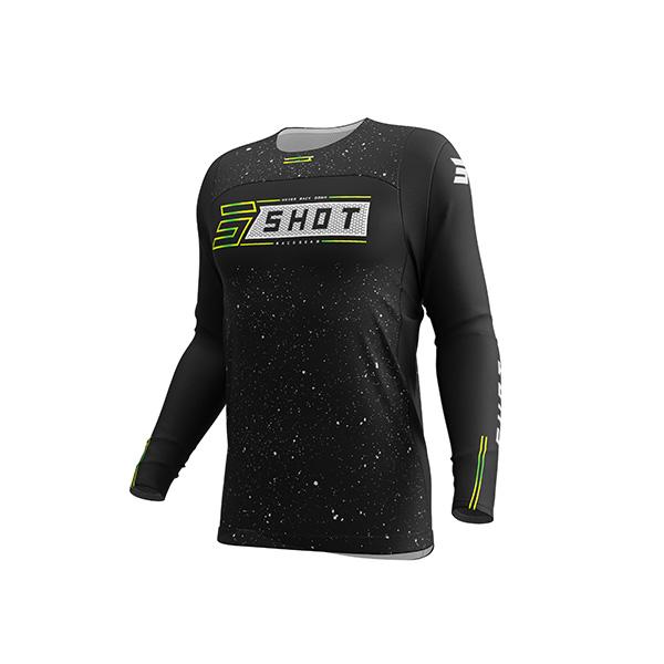 Shot MX Cross Shirt Volwassen Contact ART Zwart 2026 Collectie