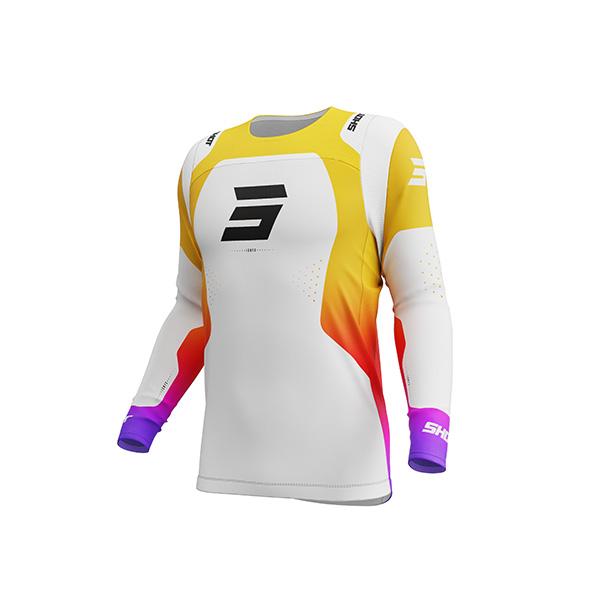 Shot MX Cross Shirt Volwassen Contact Ionyx Wit 2026 Collectie