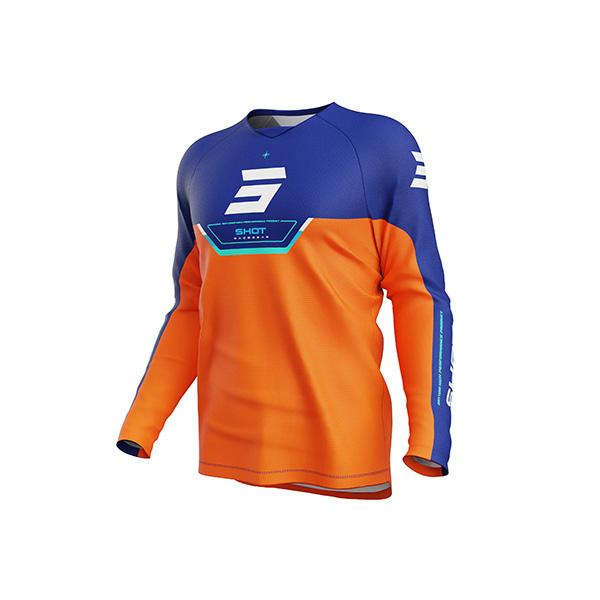 Shot MX Cross Shirt Kinderen Draw Daytona Oranje 2026 Collectie