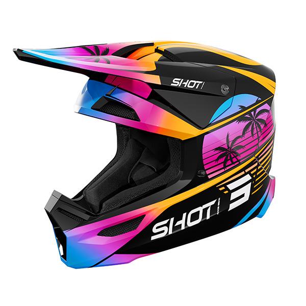 Shot MX Crosshelm Kinderen Miami Oranje Glans 2026 Collectie