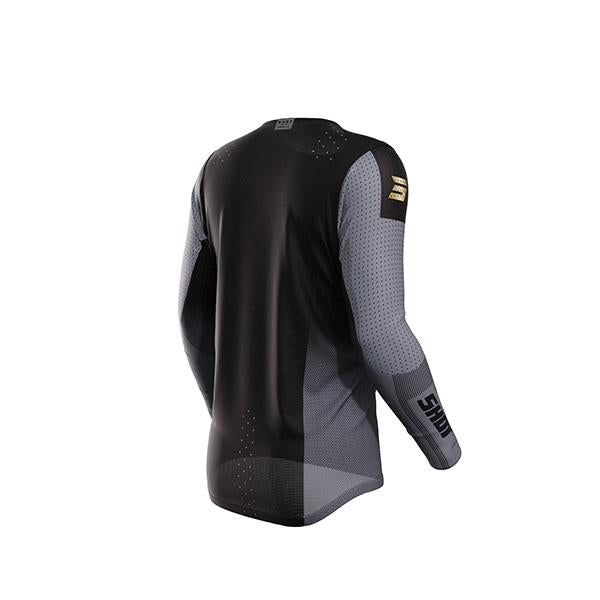 Shot MX Cross Shirt Volwassen Aerolite Honor Black Gold 2025 Collectie