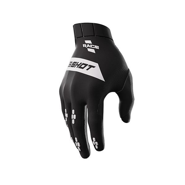 Shot cross handschoenen Race Zwart Maat XL