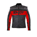 Shot Softshell Enduro Jas Volwassenen Zwart/Rood met afritsbare mouwen 2026 collectie