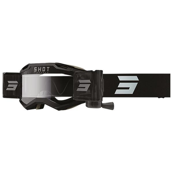 Shot Iris Roll Off Solid Zwart Mat Crossbril 2026 Collectie ( 45mm )