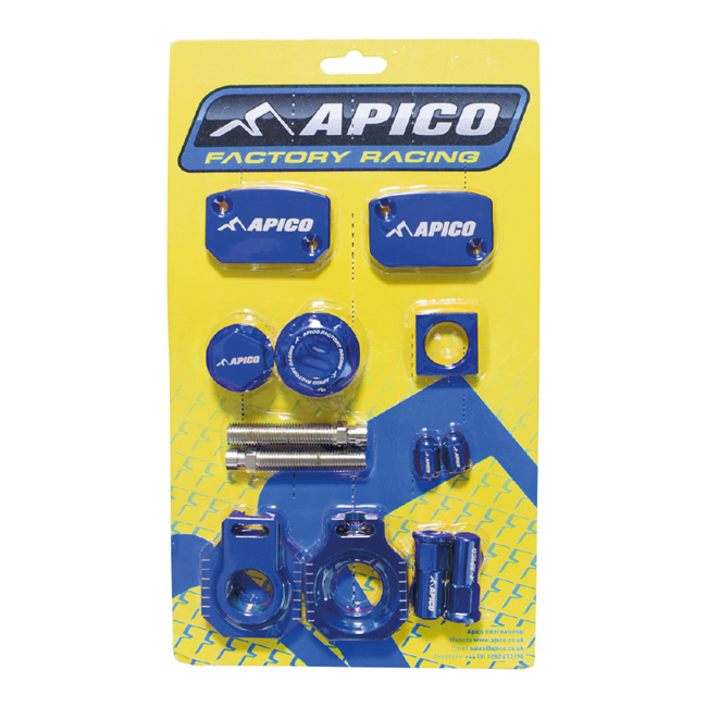 Apico Factory Bling Pack Blauw KTM/HUSKY XC-W 125-150 17-19, EXC/TPI 150-300 14-21, EXC-F250-500 14-21
