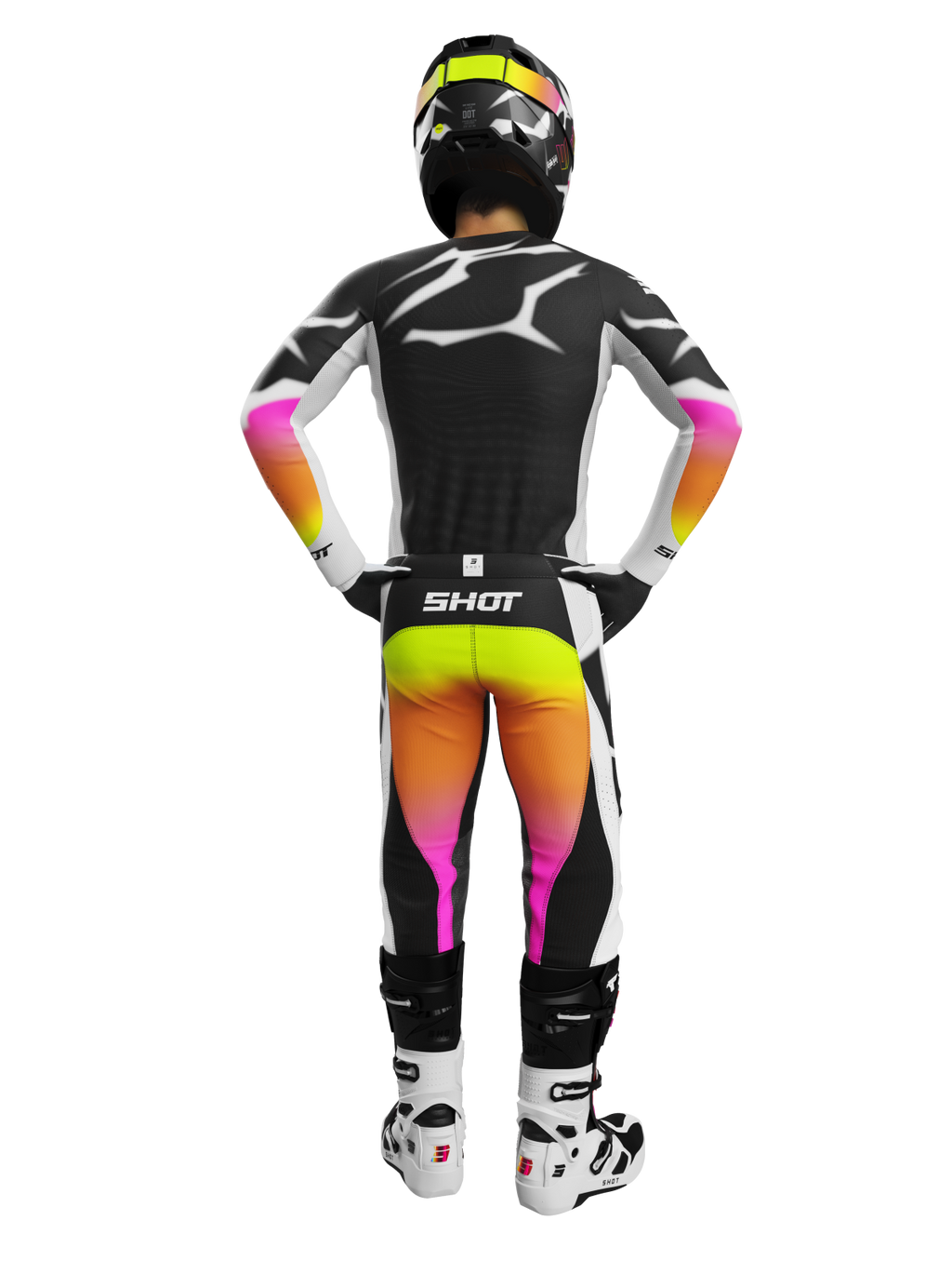 Shot MX Cross Shirt Volwassen Aerolite Devil Black 2026 Collectie