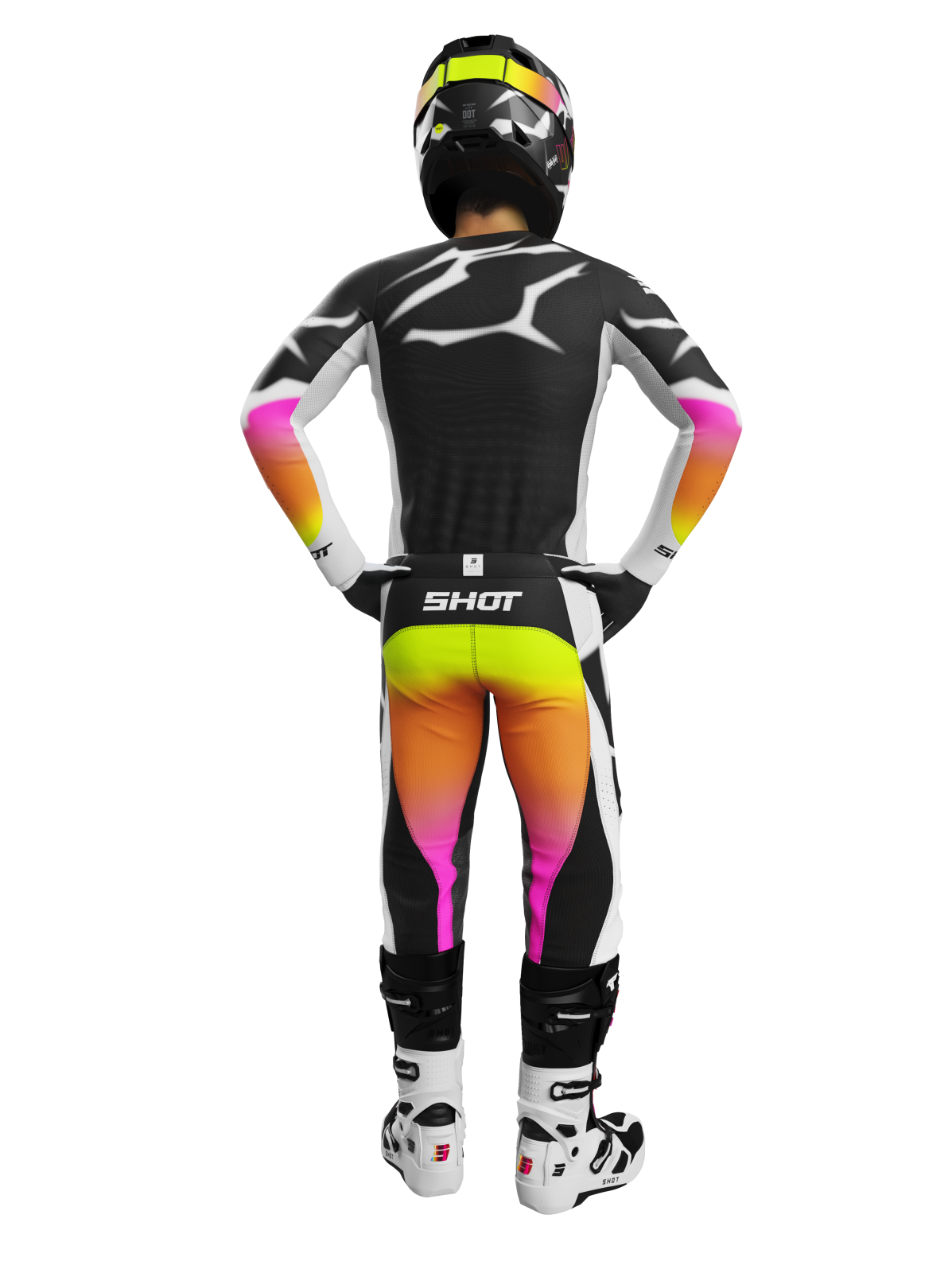 Shot MX Cross Shirt Volwassen Aerolite Devil Black 2026 Collectie