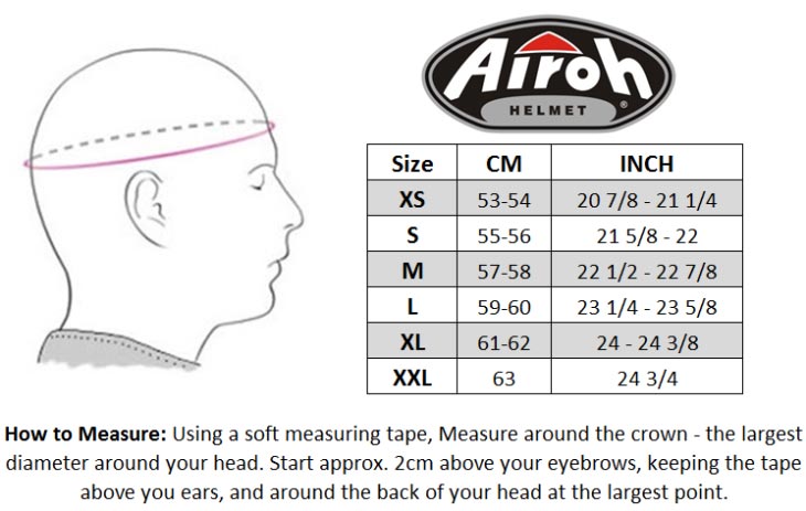 Airoh crosshelm Aviator Ace 2 Engine Cerulean Gloss