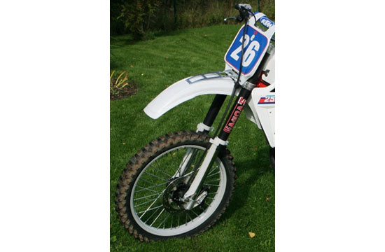 UFO voorvork beschermers Neutrale kleur voor KTM met WP Power voorvork Up Side Down 4054