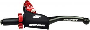Scar pivot koppelingshendel zwart/rood met verstelling