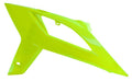 Racetech radiator kappen met mapping switch kapje Fluor Geel Beta RR 250/300/350/430/480 20-