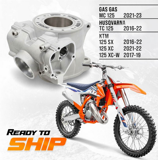 Namura Complete cylinder standard Bore KTM SX 125 2016-2022 & Husqvarna TC 125 2016-2022 & Gas Gas MC 125 2021-2023