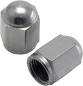 DRC Aluminium lucht ventieldoppen Titanium kleur ( set )