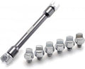 DRC spaaksleutel set Titanium kleur