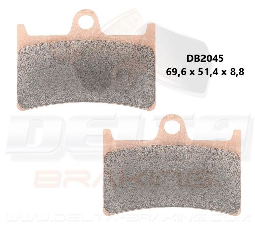 Delta Braking Voor remblokken DB2045 Type RD-ER