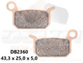 Delta Braking Voor / Achter remblokken DB2360 Type D ( 50cc )