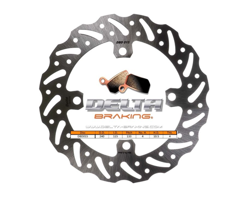 Delta Braking achter remschijf ( 240mm ) Type G Kawasaki KXF