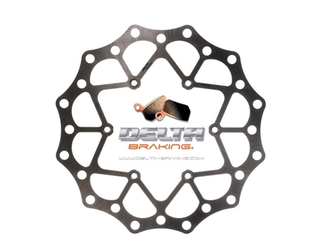 Delta Braking voor remschijf ( 270mm ) Type G Yamaha YZ 250F 2016- & YZ 450F 2016- & YZ 125/250 2017- & Fantic XX/F 2022-
