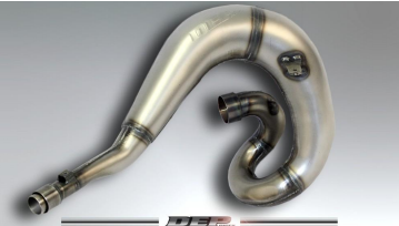 DEP uitlaatbocht Honda CR 250R 1989-1991 Nickel Finish MX
