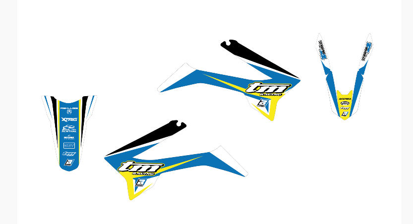 Blackbird stickerset Dream 5 TM MX/EN 2 takt 2015-2021