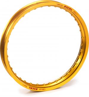Excel voorvelg ( voor 28 spaken ) Goud 17x1.40 Honda CR 80/85 & CRF 150R & Kawasaki KX 80/85/100 & KLX 140