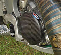 Pro Carbon koppelingsdeksel sticker Yamaha YZ 125 2005-2023 & Fantic XX 125 2021-2023